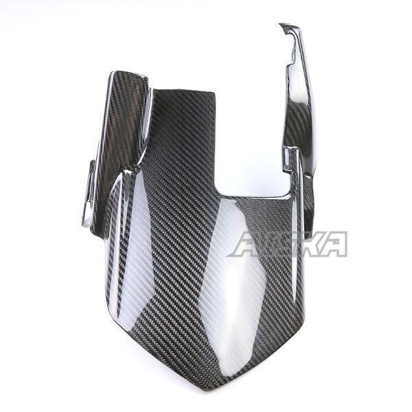 AISKA 3K Dry Carbon Fiber Motorcycle Accessories Rear Fender Hugger Mudguard for Kawasaki Z1000 2014+