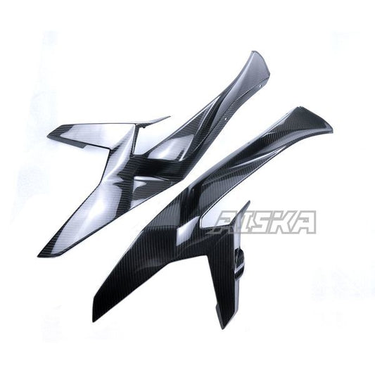 AISKA 3K Dry Carbon Fiber Motorcycle Accessories Body Frame Cover Plate Fairing for Kawasaki Ninja ZX-25R 2020-2024