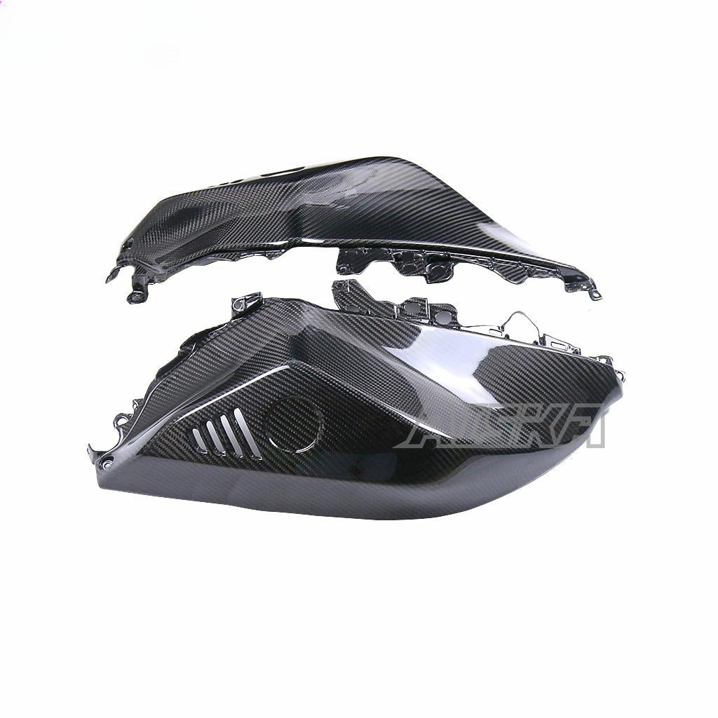 AISKA R7 Carbon Fiber Tank Side Cover Motorcycle Carbon Fibre Fuel Tank Cover Side Fairing for Yamaha R7 2022 2023 2024