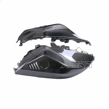 AISKA R7 Carbon Fiber Tank Side Cover Motorcycle Carbon Fibre Fuel Tank Cover Side Fairing for Yamaha R7 2022 2023 2024