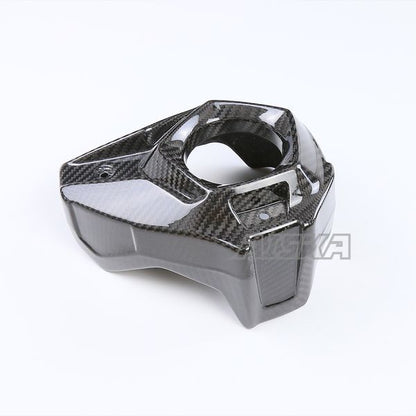 AISKA Dry Carbon Fiber Motorcycle Exhaust Pipe Cover Heat Shield Guard Trim Fairing Kits for Kawasaki Z H2 2021 2022 2023 2024