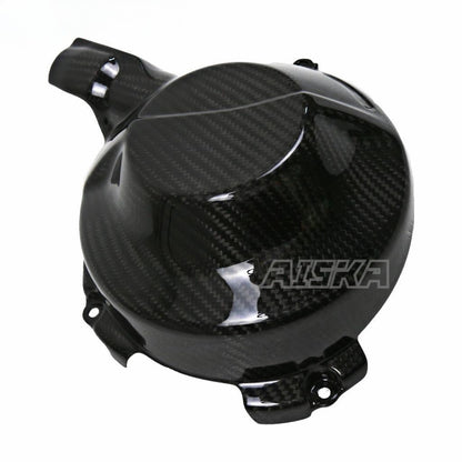 AISKA 100% 3K Carbon Fiber Motorcycle Modification Engine Cover Protection Cover for Yamaha MT09 FZ09 2021-2023