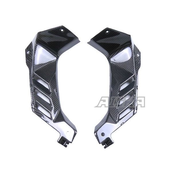 AISKA 3K Dry Carbon Fiber Motorcycle Accessories Fairing Kit Dash Panel Side Cover for Kawasaki ZX10R ZX-10R 2021 2022 2023 2024