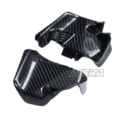 AISKA Dry Carbon Fiber Inner Dash Side Cover Panels for Suzuki GSXR1000 GSXR1000R GSXR1000RR 2017-2025