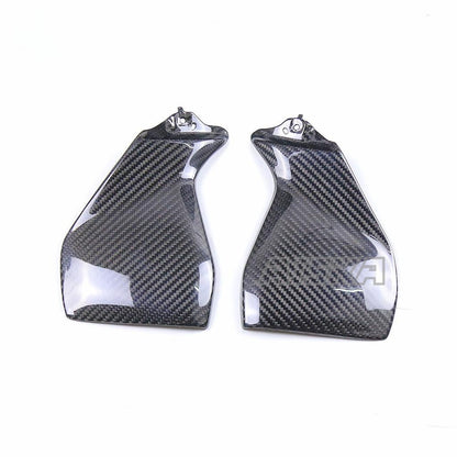 AISKA 100% 3K Pure Carbon Fiber Motorcycle Fuel Tank Side Panels Cover Guard Cowl for Yamaha MT09 FZ09 2014-2020