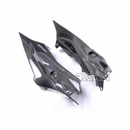 AISKA R7 Carbon Fiber Side Fairings Motorcycle Carbon Fibre Lower Tail Seat Side Panel Fairings for Yamaha R7 2022 2023 2024