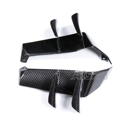 AISKA 100% 3K Dry Carbon Fiber Motorcycle Radiator Guard Side Covers for Yamaha MT09 FZ09 2024-2025