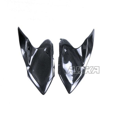 AISKA 3K Dry Carbon Fiber Motorcycle Accessories Fuel Tank Side Panel Cover Fairings for Kawasaki Z1000 2014+