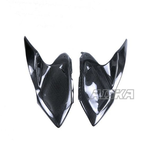 AISKA 3K Dry Carbon Fiber Motorcycle Accessories Fuel Tank Side Panel Cover Fairings for Kawasaki Z1000 2014+