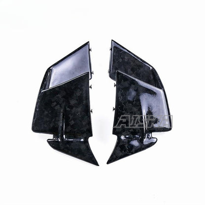 AISKA 100% Carbon Fiber Wind Deflector Wings Fairing Motorcycle Carbon Fiber Winglets for BMW S1000RR 2019-2022