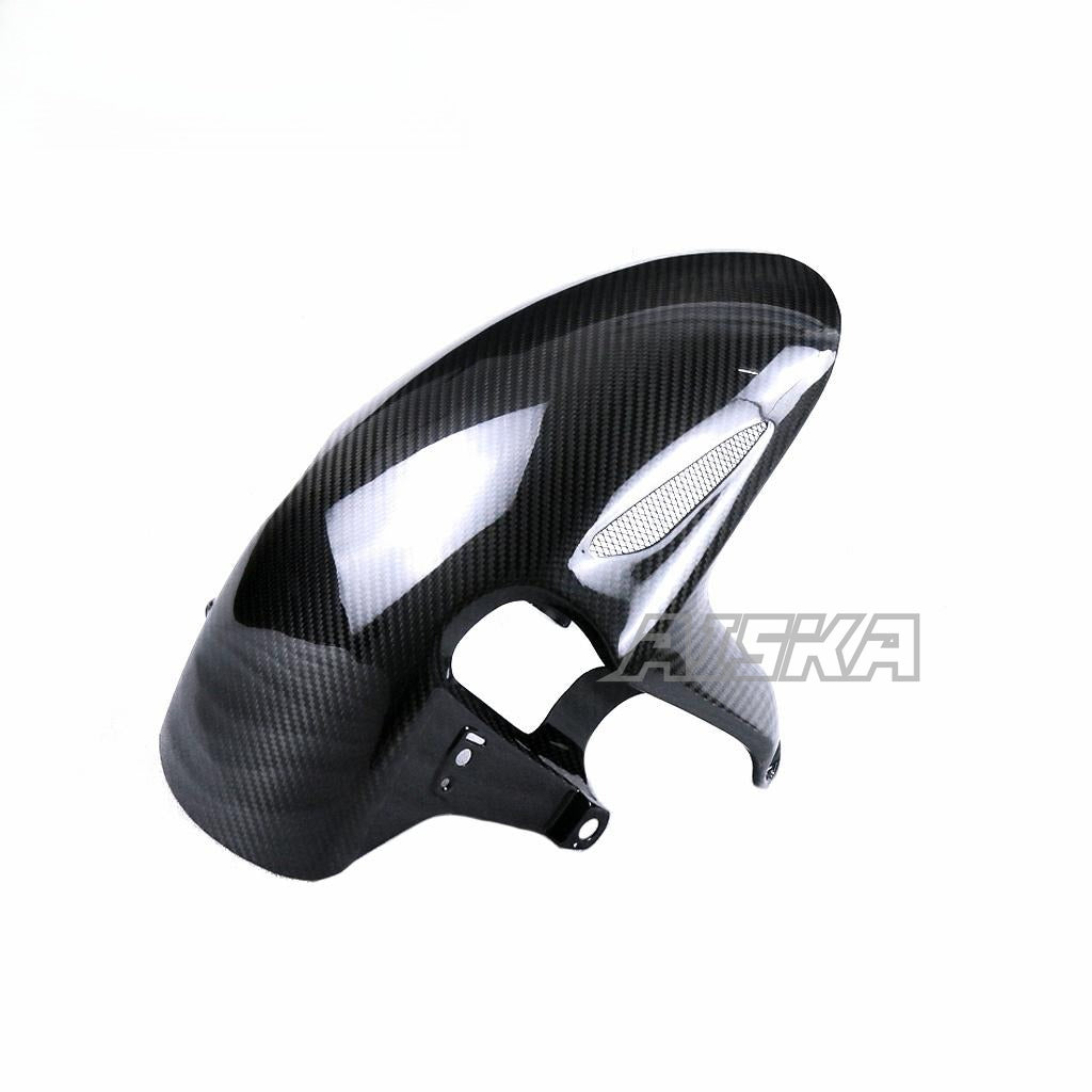 AISKA 100% Dry Carbon Fiber Motorcycle Front Hugger Mudguard Fender for Honda CBR1000RR 2017-2024