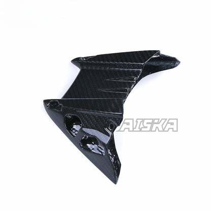 AISKA R6 Carbon Fiber Front Fairing Motorcycle Carbon Fibre Under Belly Panels Fairings Panels Winglet for Yamaha R6 2017-2024