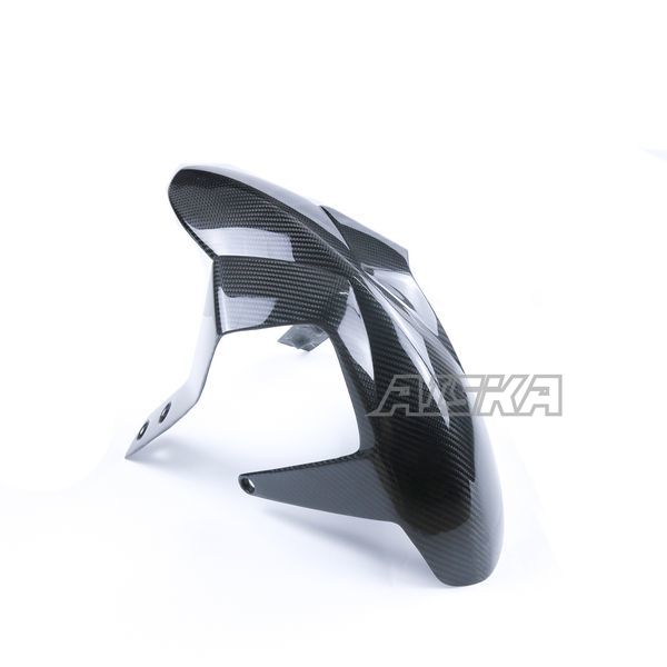 AISKA 690 Duke 3K Dry Carbon Fiber Body Parts Accessories Fairings Motorcycle Front Fender Hugger for KTM 690 Duke 2012-2019