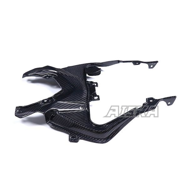 AISKA Motorcycle Full Dry Carbon Fiber Rear Tail Seat Cover Under Tray Panel Fairing Cowling for Kawasaki Ninja ZX-6R 2024