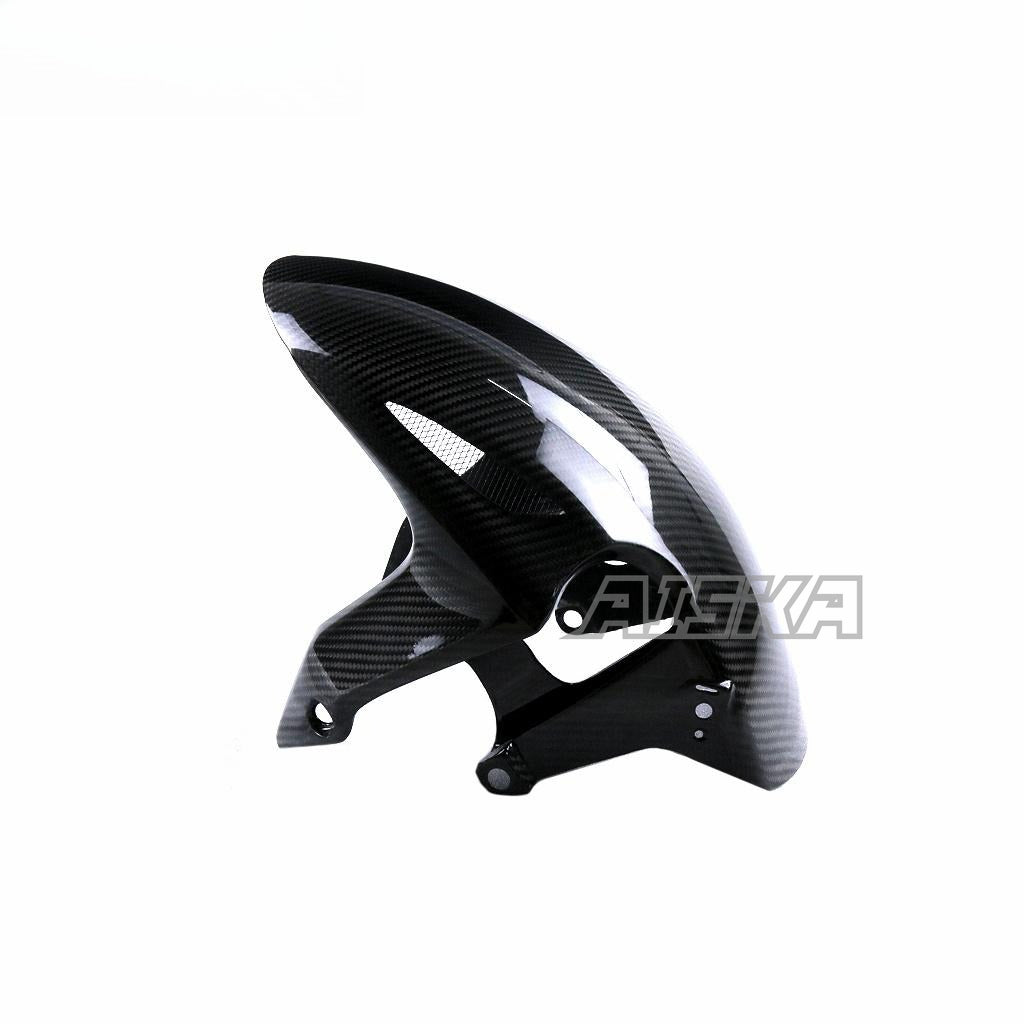 AISKA 100% Dry Carbon Fiber Motorcycle Front Hugger Mudguard Fender for Honda CBR1000RR 2017-2024