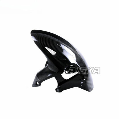 AISKA 100% Dry Carbon Fiber Motorcycle Front Hugger Mudguard Fender for Honda CBR1000RR 2017-2024
