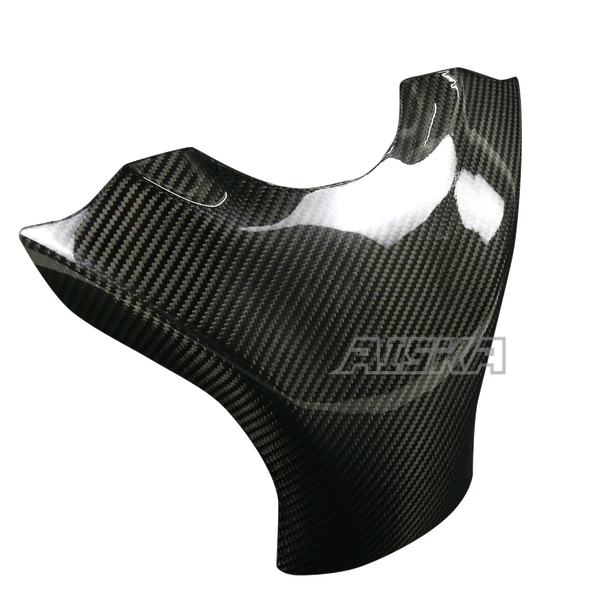 AISKA 3K Dry Carbon Fiber Motorcycle Gas Fuel Tank Cover for Kawasaki Ninja ZX-6R 2019-2024