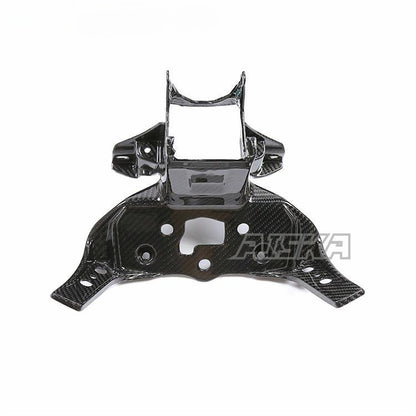 AISKA 100% 3K Full Dry Carbon Motorcycle Headlight Bracket Headlamp Upper Stay Fairing for BMW S1000RR 2019-2022