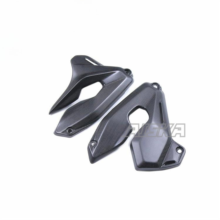 AISKA 3K 3*3 Carbon Fiber Motorcycle Accessories Body Side Panel for Ducati Monster 937 2021+