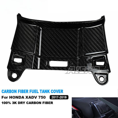 AISKA 3K Full Dry Carbon Fiber Motorcycle Accessories Fuel Tank Center Panel for Honda XADV 750 2017 2018 2019