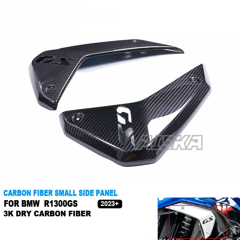 AISKA R1300GS Carbon Parts 100% Full Real 3K 3*3 Dry Carbon Fiber Motorcycle Small Side Panel Fairing for BMW R1300GS 2023 2024