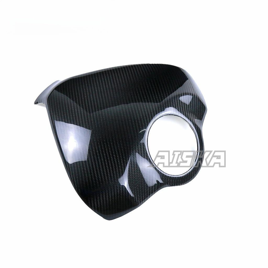 AISKA Motorcycle Carbon Fuel Tank Cover Shroud Fairing Part Kit Carbon Fiber Full Tank Cover for Yamaha R3 2022 2023 2024