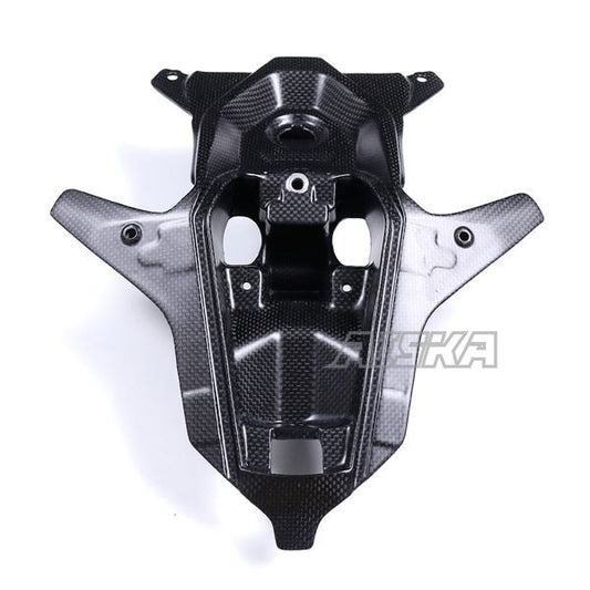 AISKA New 100% 3K Full Dry Carbon Fiber Motorcycle Rear Tail Seat Under Stay Fairing for Ducati Panigale V4 V4S 2025
