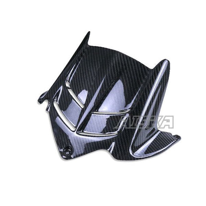 AISKA 3K Dry Carbon Fiber Motorcycle Rear Wheel Fender Hugger Mudguard for Kawasaki Ninja ZX-6R 2009-2024