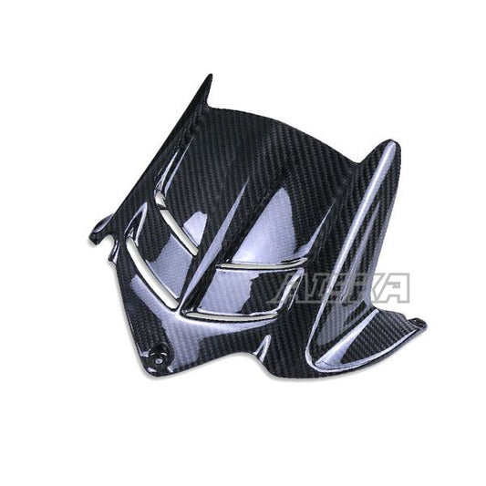 AISKA 3K Dry Carbon Fiber Motorcycle Rear Wheel Fender Hugger Mudguard for Kawasaki Ninja ZX-6R 2009-2024