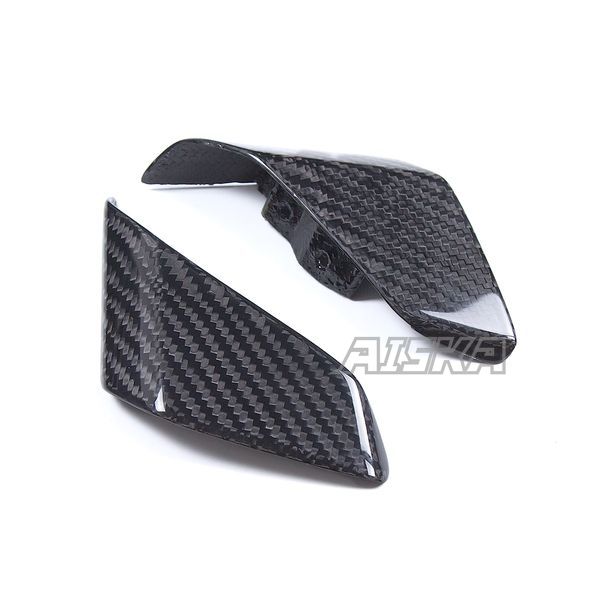 AISKA 100% 3K Pure Carbon Fiber Motorcycle Rear Side Panels Small Tail Light Covers for Yamaha FZ-10 MT-10 MT10 2017-2021