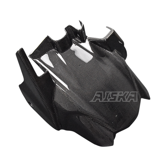 AISKA 100% 3K Dry Carbon Fiber Motorcycle Accessories Rear Fender Hugger Mudguard Fairing for Kawasaki Ninja 650 2014-2024