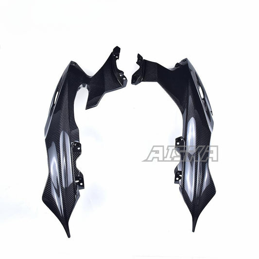 AISKA R6 Carbon Fiber Fairings Motorcycle Carbon Front Upper Side Fairings Panels Cover for Yamaha R6 2017-2024 2021 2022 2023