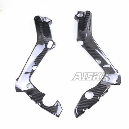 AISKA 100% 3K Carbon Fiber Fairing Guard Protector Motorcycle Frame Cover for BMW S1000RR 2019-2024