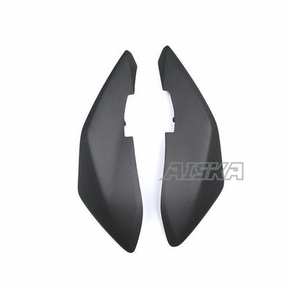 AISKA 3K 3*3 Carbon Fiber Motorcycle Accessories Rear Seat With Armrest Side Panel  for Ducati Hypermotard 950 2019+