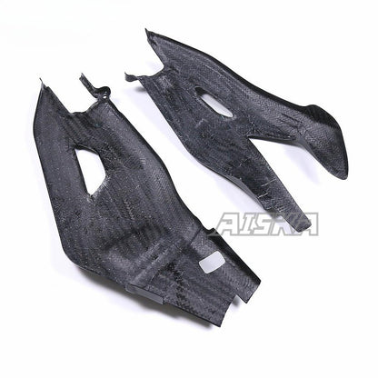 AISKA Dry Carbon Fiber Fairing Accessories Kits Motorcycle Swingarm Covers Protectors for Yamaha MT10 FZ10 2022 2023 2024