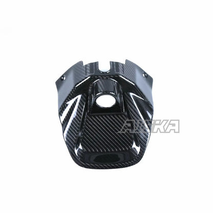 AISKA 3K Carbon Fiber Motorcycle Body Accessories Modified Lock Head Cover Key Lock Cover Decoration for Aprilia RS660  2021+