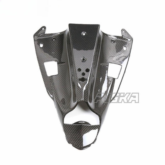 AISKA 3K Dry Carbon Fiber Motorcycle Rear Under Bottom Seat Cover Fairings for Yamaha YZF R1 R1M 2009-2014