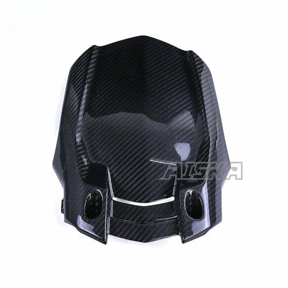 AISKA 3K Dry Carbon Fiber Motorcycle Rear Wheel Fender Hugger Mudguard for Yamaha MT10 FZ10 2016-2024