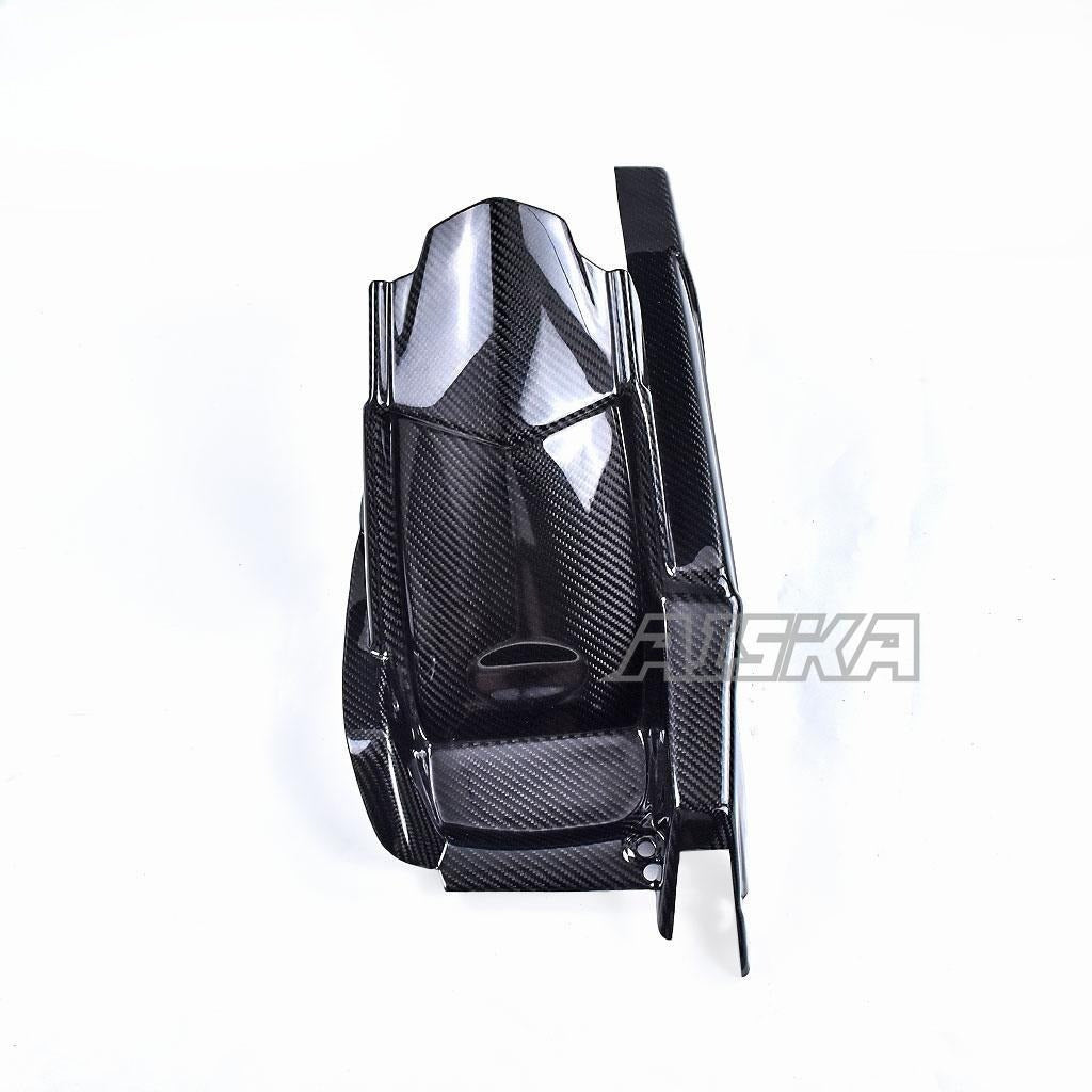 AISKA 3K Dry Carbon Fiber Motorcycle Rear Fender Hugger Mudguard for Honda XADV 750 2017 2018 2019