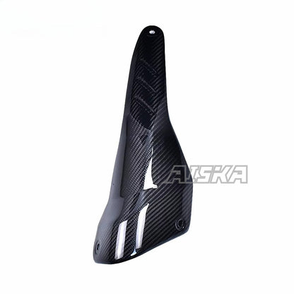 AISKA 100% 3K Pure All Dry Carbon Fiber Motorcycle Body Exhaust Pipe Cover Insulation Muffler for Aprilia RSV4 TUONO V4 2021+