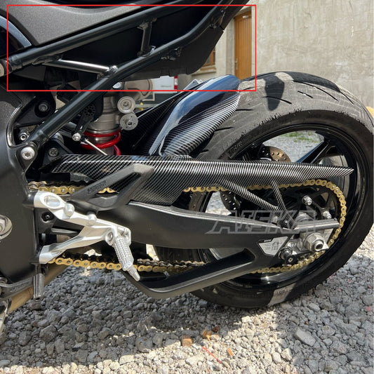 AISKA 3K 3*3 Twill Weave Subframe Covers Motorcycle Carbon Fiber Rear Seat Side Cover for BMW S1000RR 2019-2022