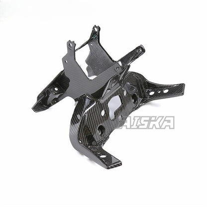 AISKA 100% 3K Full Dry Carbon Motorcycle Headlight Bracket Headlamp Upper Stay Fairing for BMW S1000RR 2019-2022