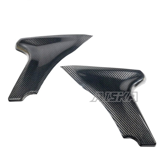 AISKA 3K Real Carbon Fiber Headlight Lower Side Panel Fairing for Harley Davidson Touring Street Glide Road King 2024-2025