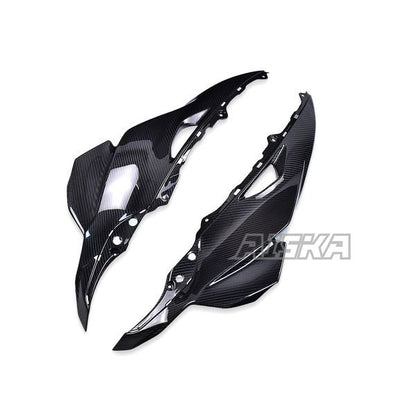 AISKA 3K Dry Carbon Fiber Motorcycle Accessories Front Upper Side Fairings for Kawasaki Ninja ZX10R ZX-10R 2016-2020