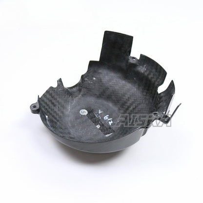 AISKA 100% 3K Dry Carbon Fiber Motorcycle Fairing Engine Protection Cover for Yamaha MT09 FZ09 2017-2020