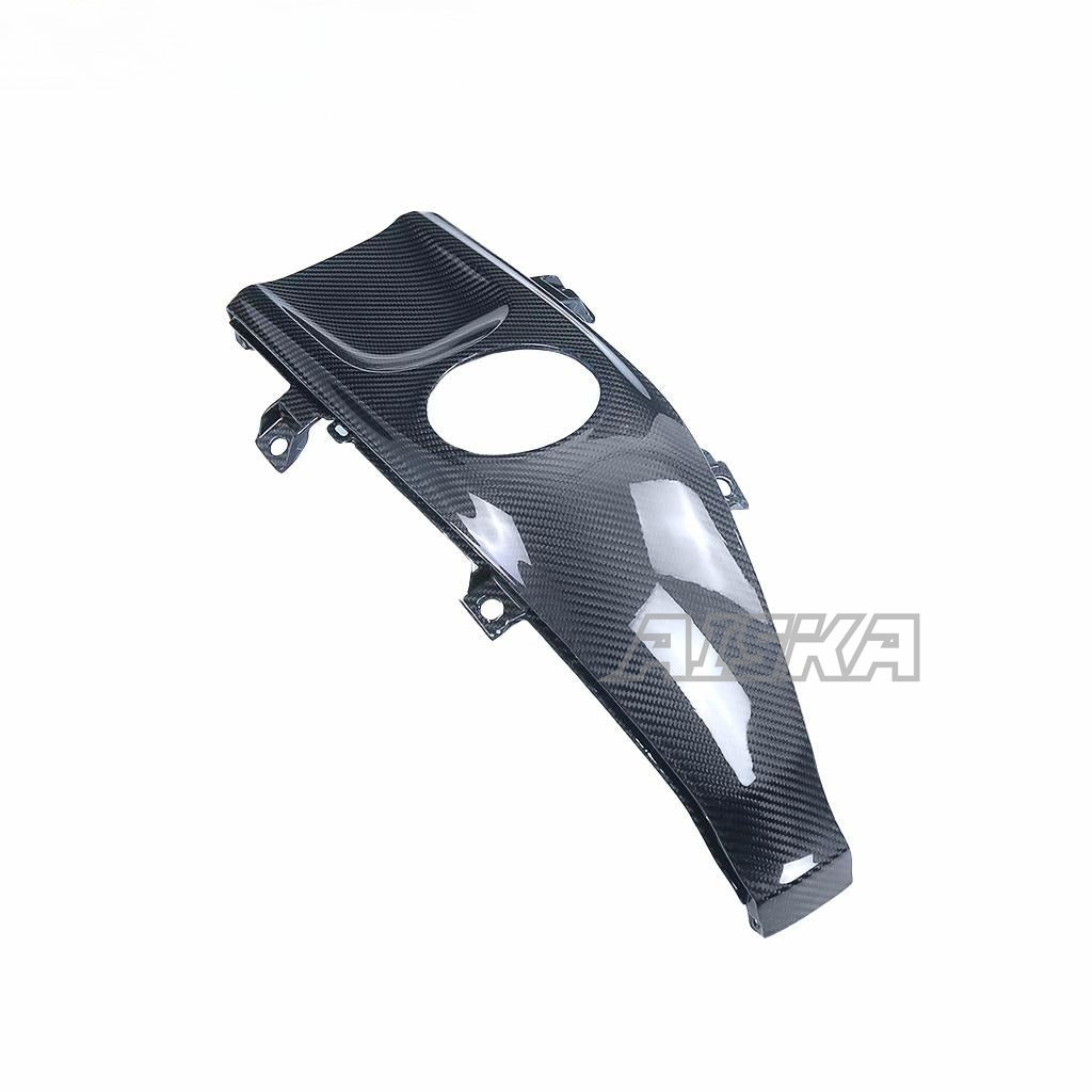 AISKA Motorcycle Carbon Fiber Fairing Accessories Fuel Gas Tank Cover Panel Fuel Tank Center Cover for Yamaha R7 2022 2023 2024