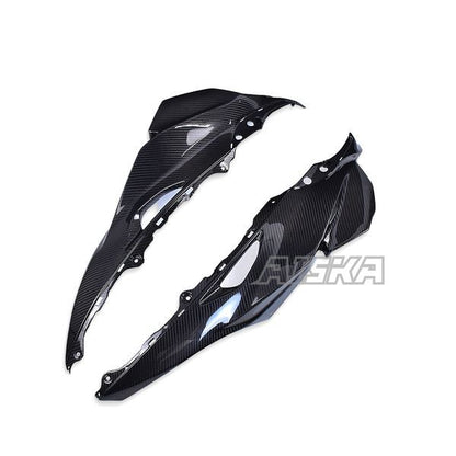AISKA 3K Dry Carbon Fiber Motorcycle Accessories Front Upper Side Fairings for Kawasaki Ninja ZX10R ZX-10R 2016-2020