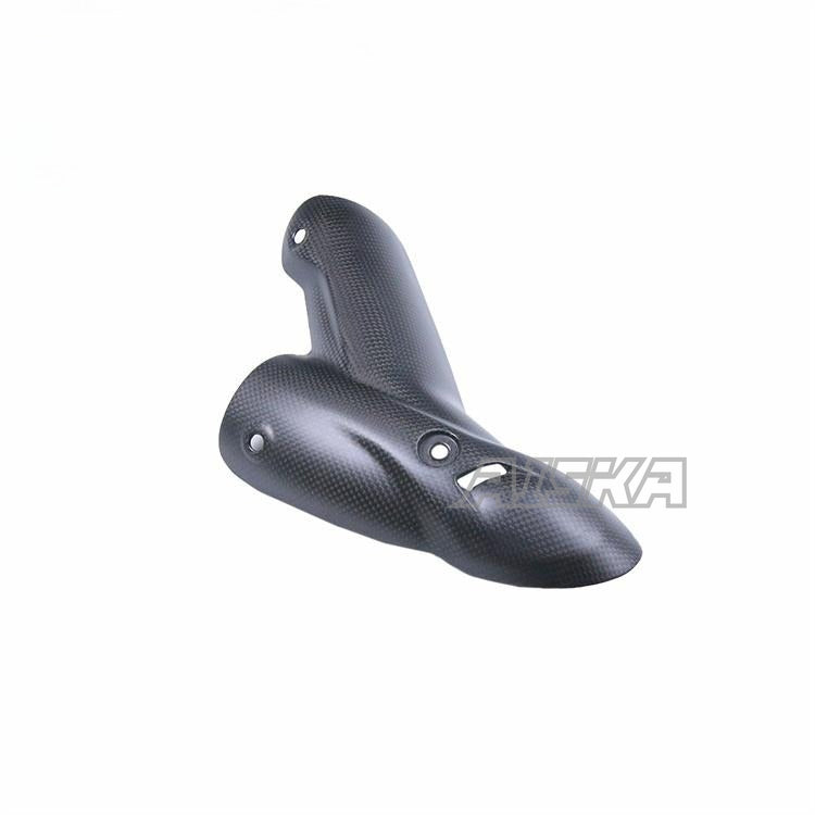 AISKA 3K 3*3 Carbon Fiber Motorcycle Accessories Exhaust Pipe Cover for Ducati Monster 937 2021+