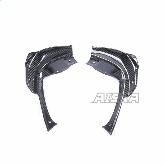 AISKA 100% 3K Pure All Dry Carbon Fiber Motorcycle Body Accessories Front Lining Panel Fairing for Aprilia RSV4  2021+