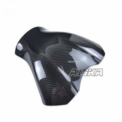 AISKA R6 Carbon Fiber Tank Cover Motorcycle Carbon Fibre Fuel Gas Tank Cover Protector Guard Fairing for Yamaha R6 2017-2024